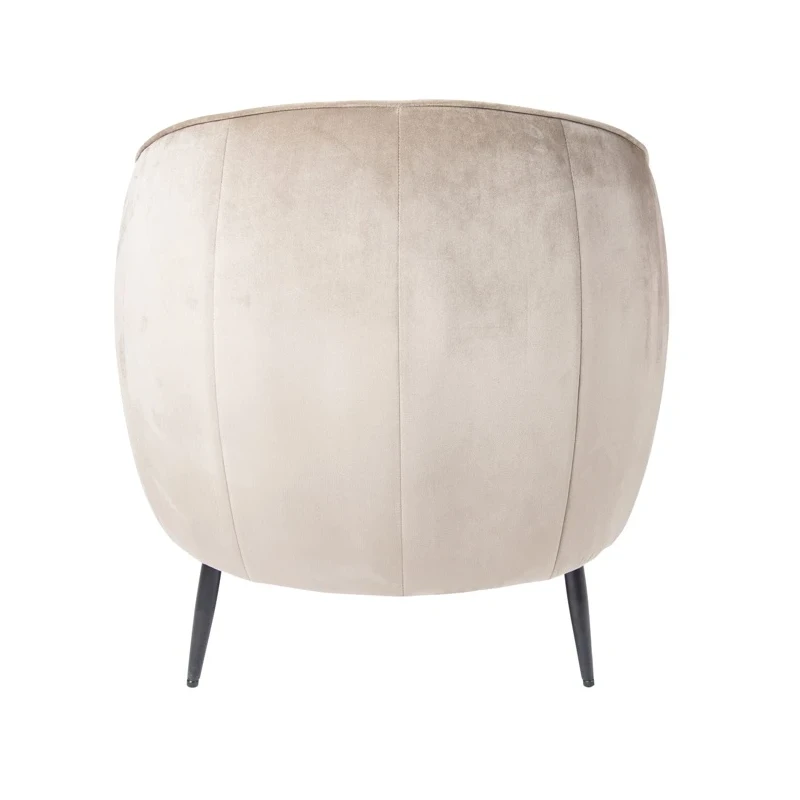 PTMD - Vinn Armchair - Dove Grey Velvet