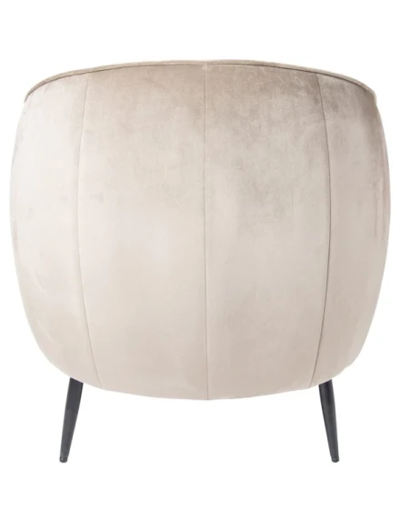 PTMD - Vinn Armchair - Dove Grey Velvet