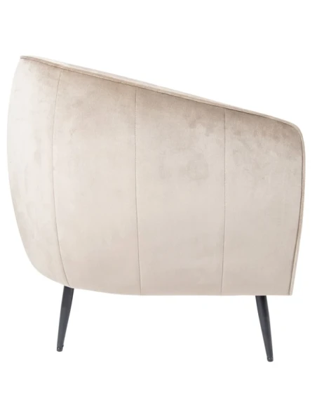 PTMD - Vinn Armchair - Dove Grey Velvet