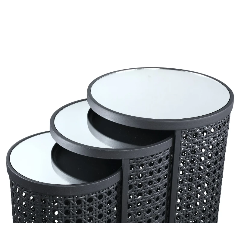 PTMD - Set of 3 Jinda Coffee Tables - Grey