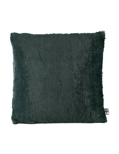 PTMD - Cuscino in Pelliccia Sintetica Mattie - Verde Scuro