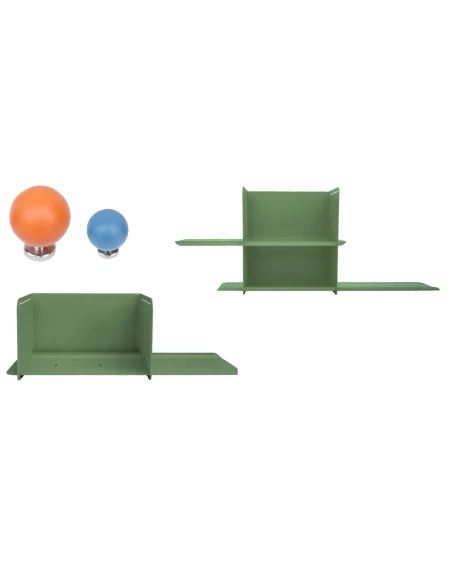 Filotto - C-Tua Magnetic Shelf with Light - Multicolor