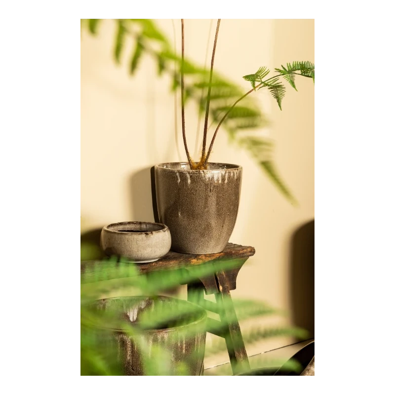 PTMD - Aleix Cachepot - Brown Ceramic