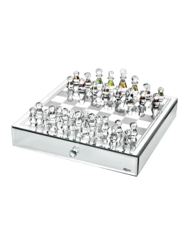 Ottaviani - Crystal Chessboard - 35 x 35 x H 6 cm