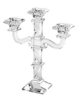Ottaviani - Three-Layer Crystal Candlestick - H 31 cm