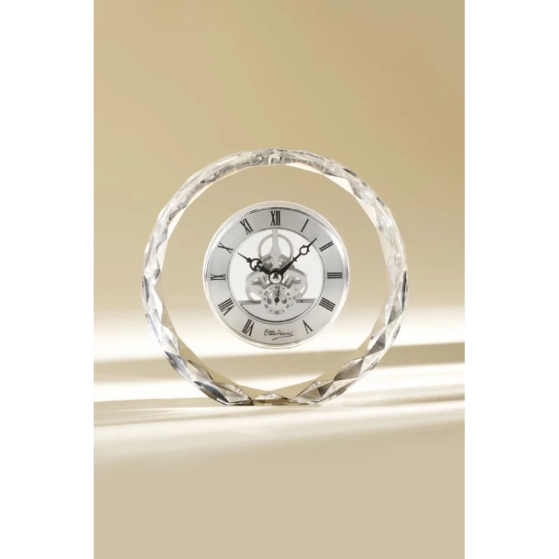 Ottaviani - Round Crystal Clock - H 15.5 cm