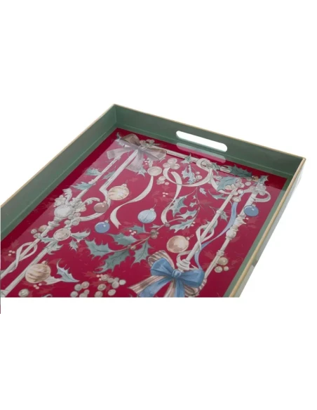 Blanc MariClò - Rectangular Tray Dream Weaves - Red