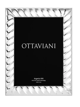 Ottaviani - Torchon Photo Frame - Silver