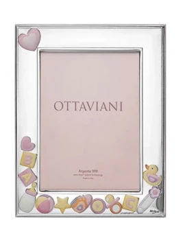 Ottaviani - Portafoto Bimba Paperella - Argento