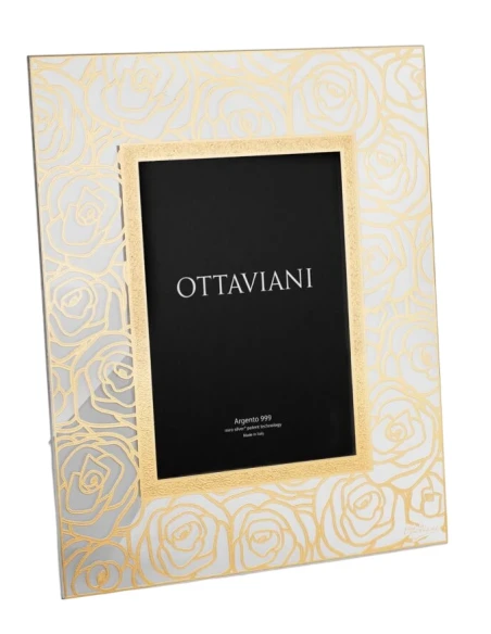 Ottaviani - Rose Crystal Photo Frame - Gold