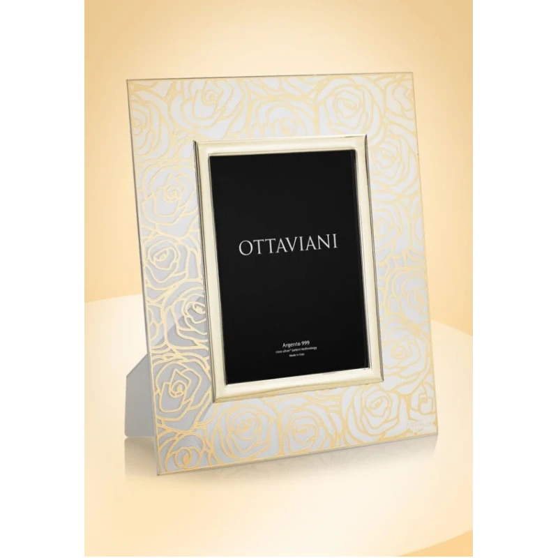 Ottaviani - Rose Crystal Photo Frame - Gold