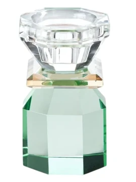 Ottaviani - Colored Crystal Candlestick - Green