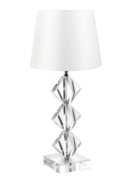 Ottaviani - Crystal Table Lamp - Cashmere