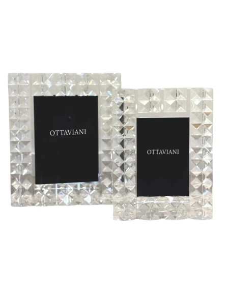 Ottaviani - Crystal Photo Frame - Wavy