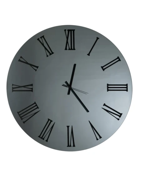 Ceart - Sirio Mirror Wall Clock - Smoked Black