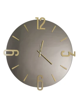 Ceart - Orologio da Parete a Specchio Alfa - Ramato / Oro Metallizzato