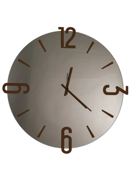 Ceart - Alfa Mirror Wall Clock - Copper/Corten Bronze