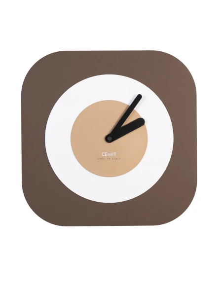 Ceart - Orologio da Parete Girotondo - Bronzo / Bianco / Oro