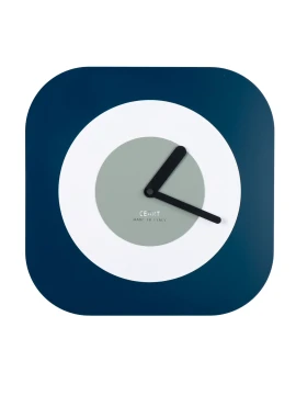 Ceart - Round Wall Clock - Petrol / White / Green