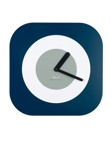 Ceart - Orologio da Parete Girotondo - Petrolio / Bianco / Verde