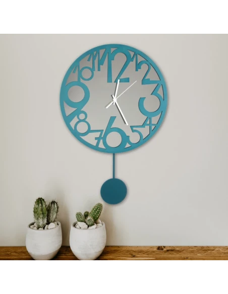 Ceart - Venezia Pendulum Clock - Blu Petrolio