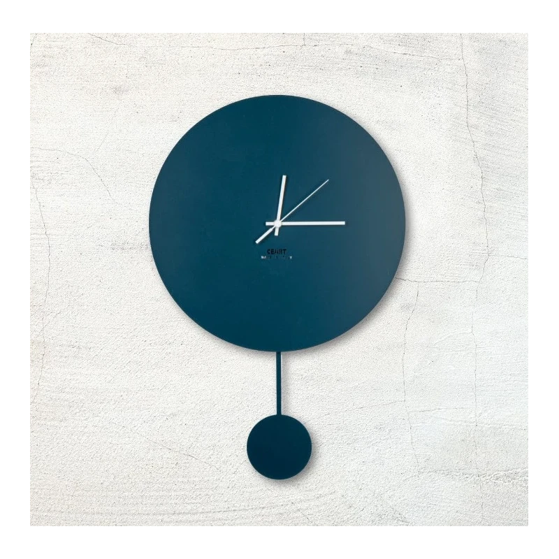 Ceart - Orologio a Pendolo Big Bang - Blu Petrolio