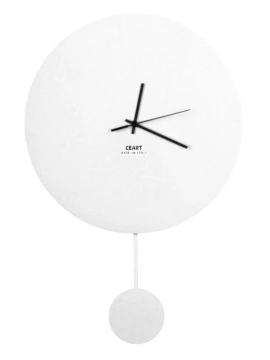 Ceart - Big Bang Pendulum Clock - Pastel White
