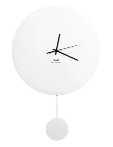 Ceart - Orologio a Pendolo Big Bang - Bianco Pastello