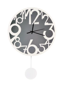 Ceart - Venice Pendulum Clock - Pastel White