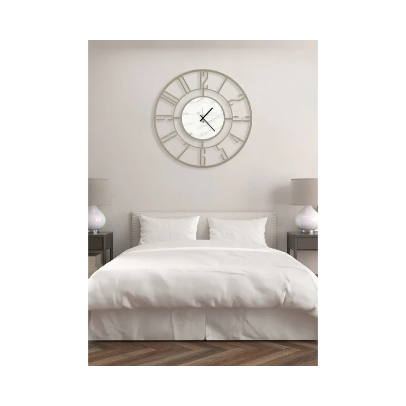Ceart - Penelope Wall Clock - Pastel Dove Grey