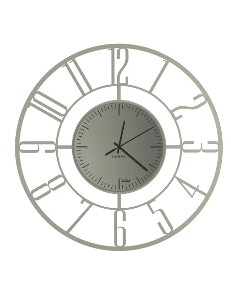 Ceart - Penelope Black Edition Wall Clock - Sage Green