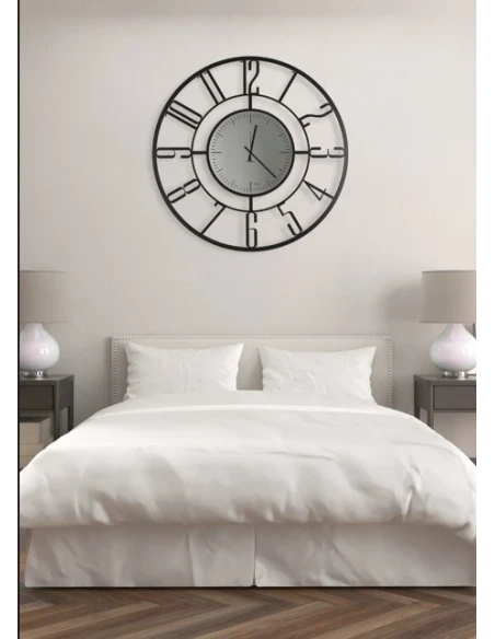Ceart - Penelope Black Edition Wall Clock - Pastel Black