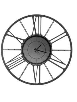 Ceart - Black Edition Wheel Wall Clock - Pastel Black