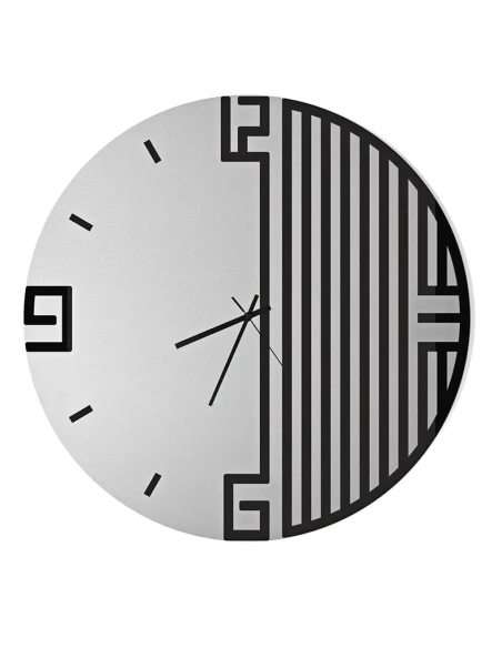 Ceart - Orologio da Parete Lyra - Nero / Specchio Nero Fumè