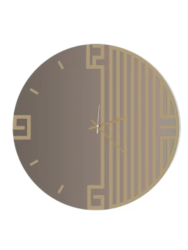 Ceart - Lyra Wall Clock - Metallic Gold / Copper Mirror