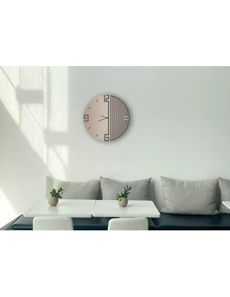 Ceart - Lyra Wall Clock - Corten Bronze / Copper Mirror