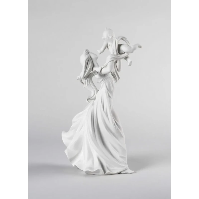 Lladró - Scultura Madre il Mio Bellissimo Bebè - Bianco Opaco