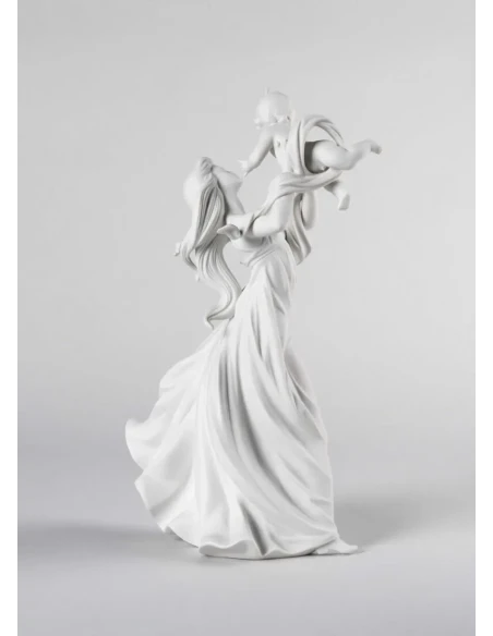 Lladró - Scultura Madre il Mio Bellissimo Bebè - Bianco Opaco
