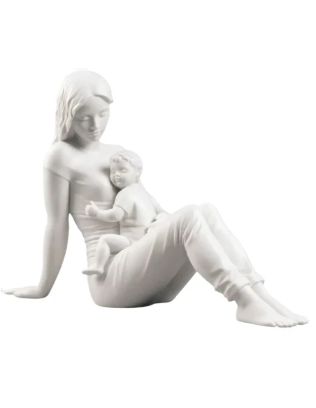Lladró - Scultura L'amore di Una Madre - Bianco Opaco