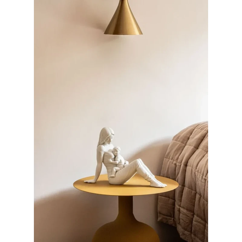 Lladró - Scultura L'amore di Una Madre - Bianco Opaco