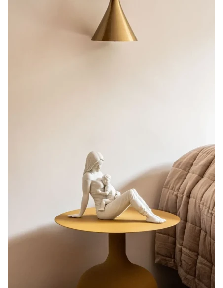 Lladró - Scultura L'amore di Una Madre - Bianco Opaco