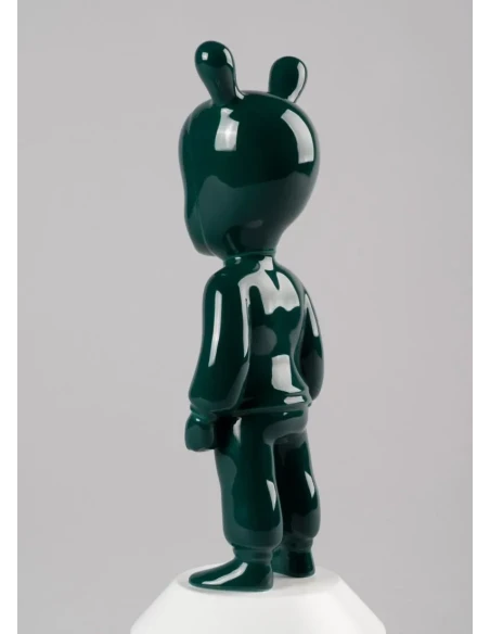 Lladró - The Dark Green Guest - Verde Scuro / Bianco