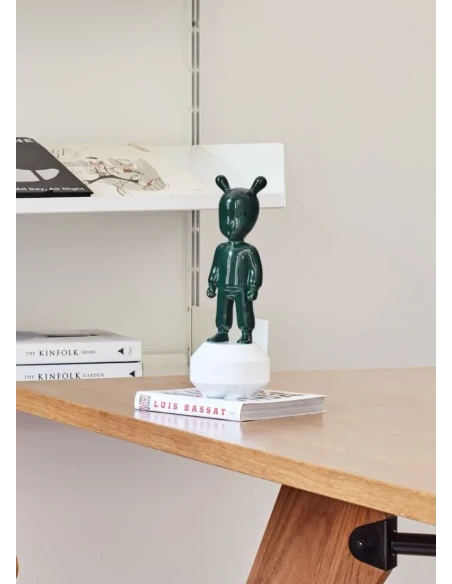 Lladró - The Dark Green Guest - Verde Scuro / Bianco