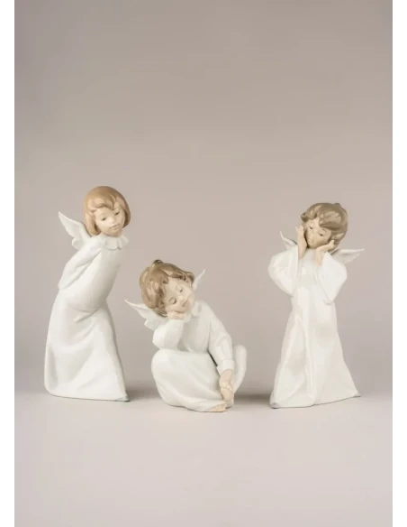 Lladró - Scultura Angioletto Seduto - Porcellana