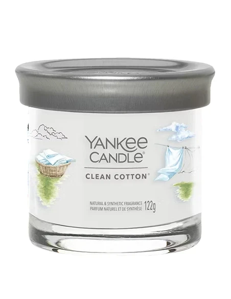 Yankee Candle - Clean Cotton- Candela Tumbler Piccola
