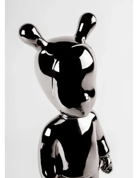 Lladró - Scultura The Silver Guest - Argento / Bianco