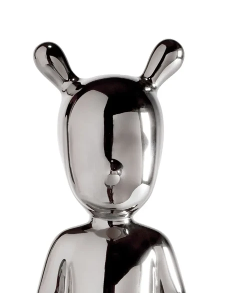 Lladró - The Silver Guest Sculpture - Silver / White