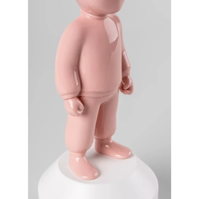 Lladró - The Pink Guest Sculpture - Pink / White