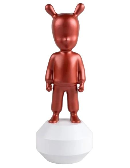 Lladró - The Metallic Red Guest Sculpture - Metallic Red / White