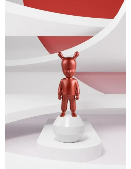 Lladró - Scultura The Metallic Red Guest - Rosso Metallizzato  / Bianco